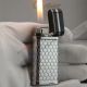 Copy Upgraded Cartier Silver grid- Carved Lighter For Set (4)_th.jpg